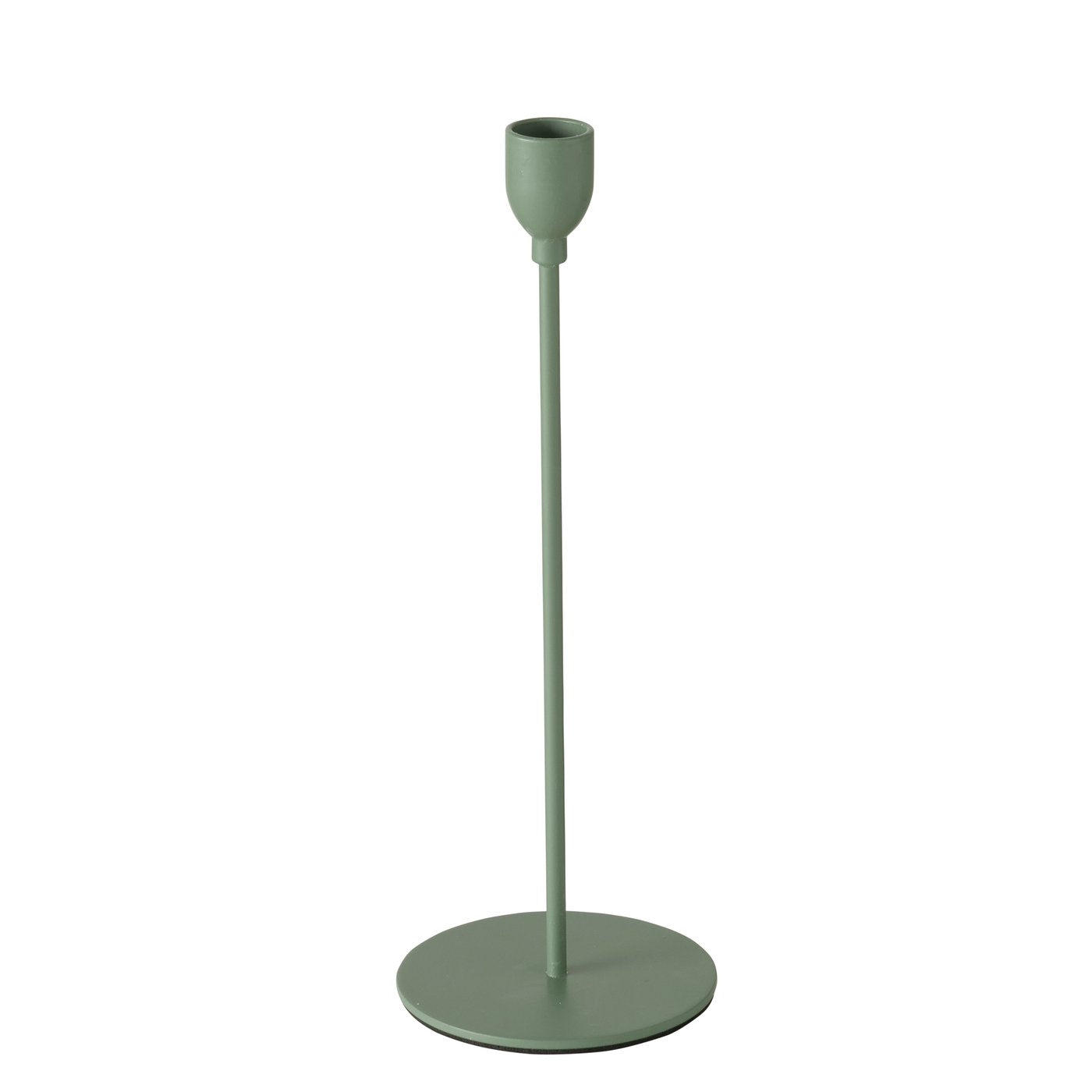 Candlestick set Malte 3-piece iron dark brown matt
