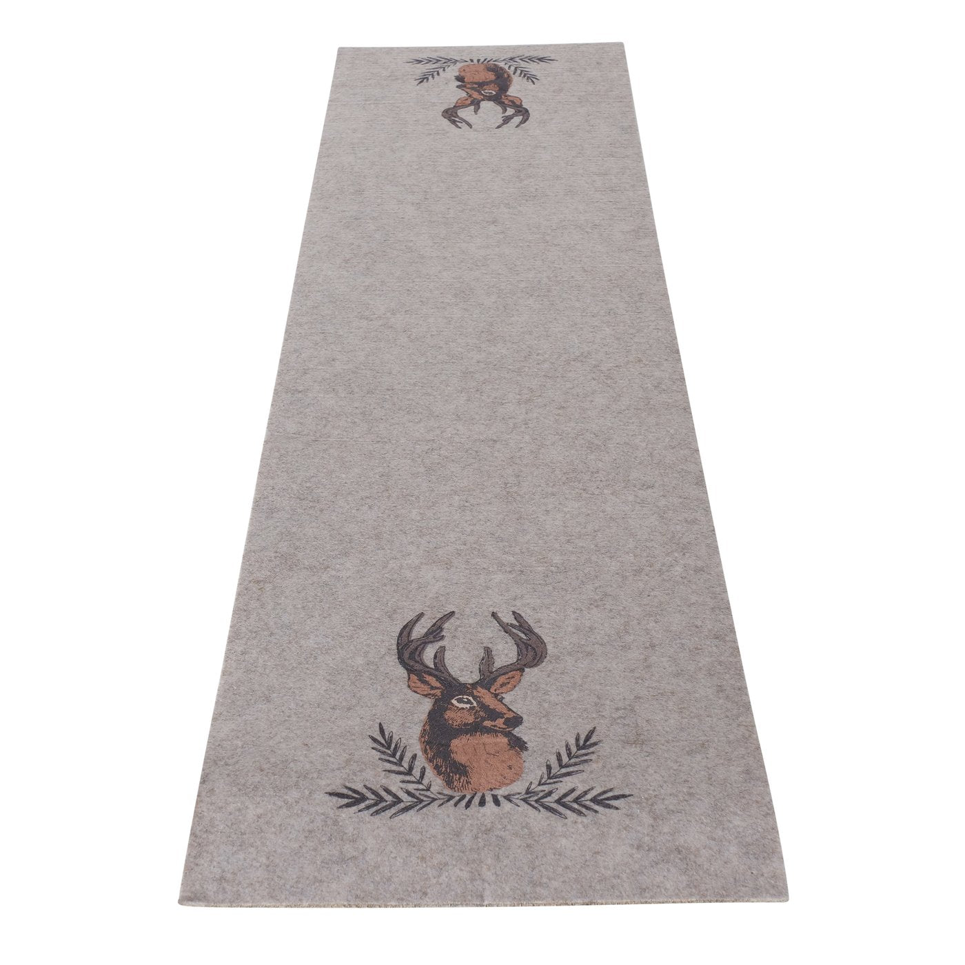 2er Set Tischläufer Rudolf mit Hirschmotiv - 120x30 cm