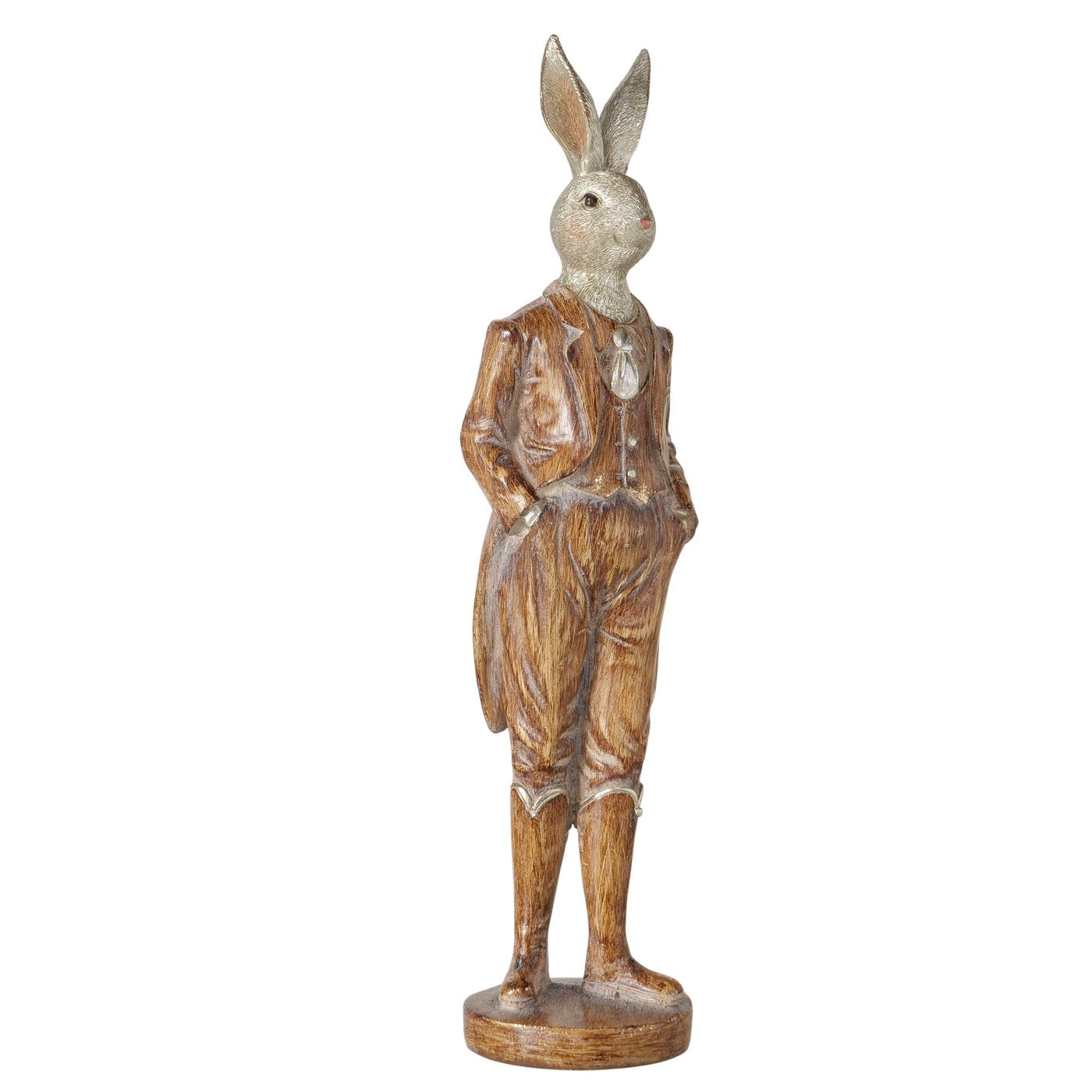 Deko Hasenfigur Lunaro Hasenpaar elegant 2er Set