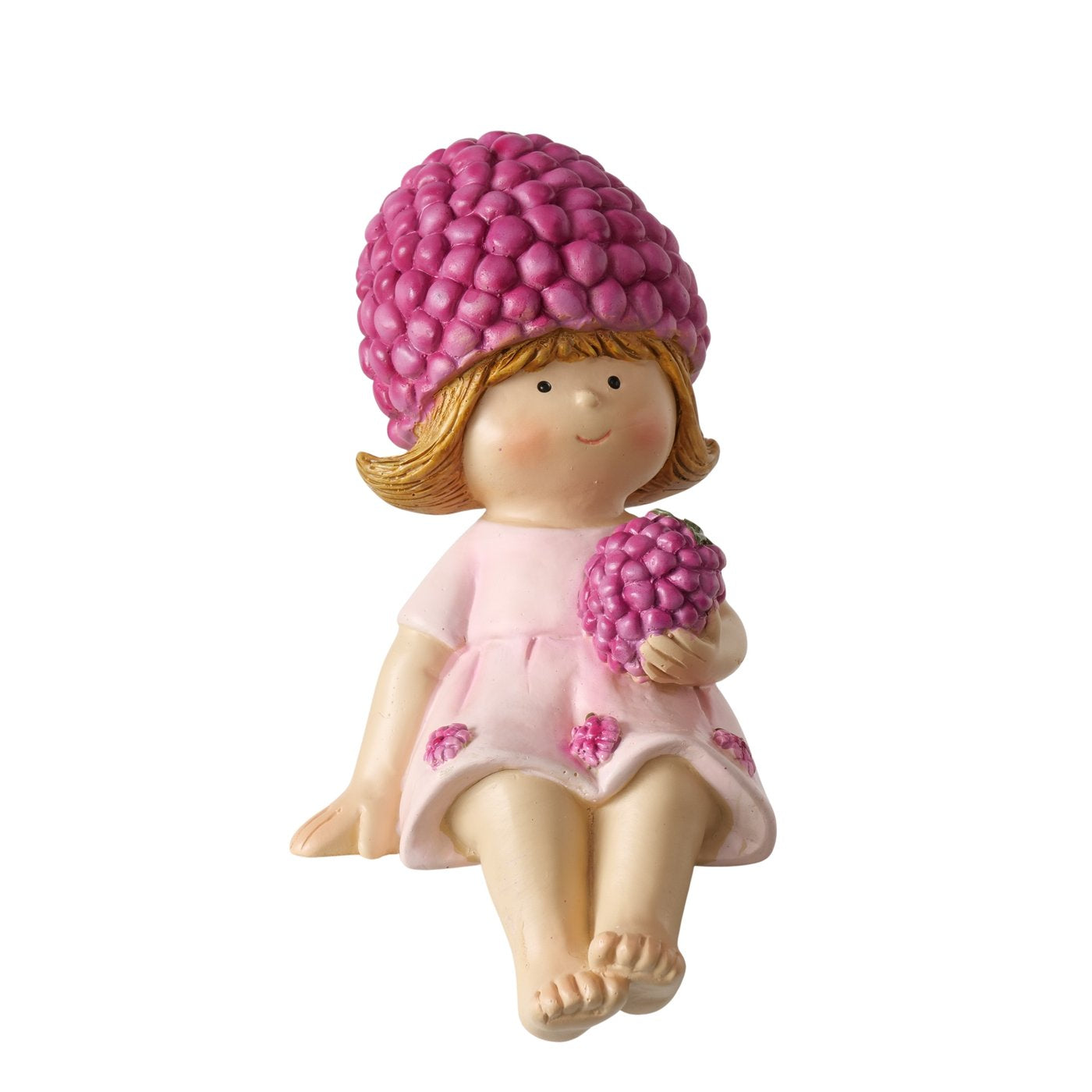 Kantenhocker Beerenfreunde Rubus – 2er Set Figuren mit Himbeermütze