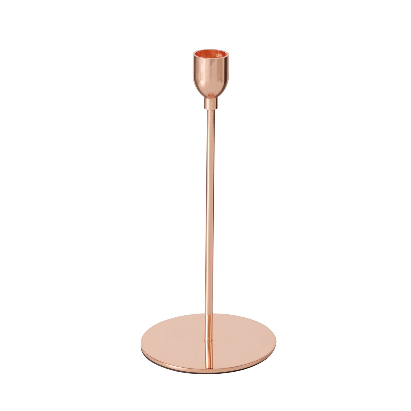 Candlestick set Malte 3-piece iron dark brown matt