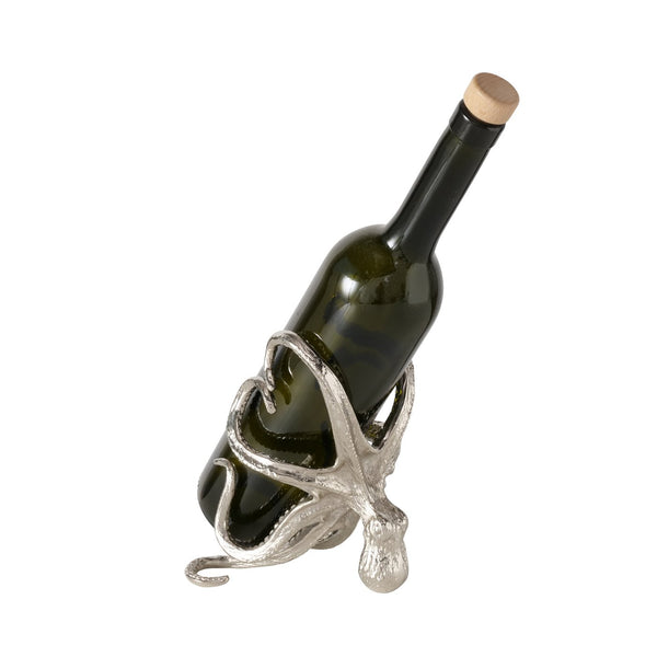 Octopus bottle holder made of aluminum