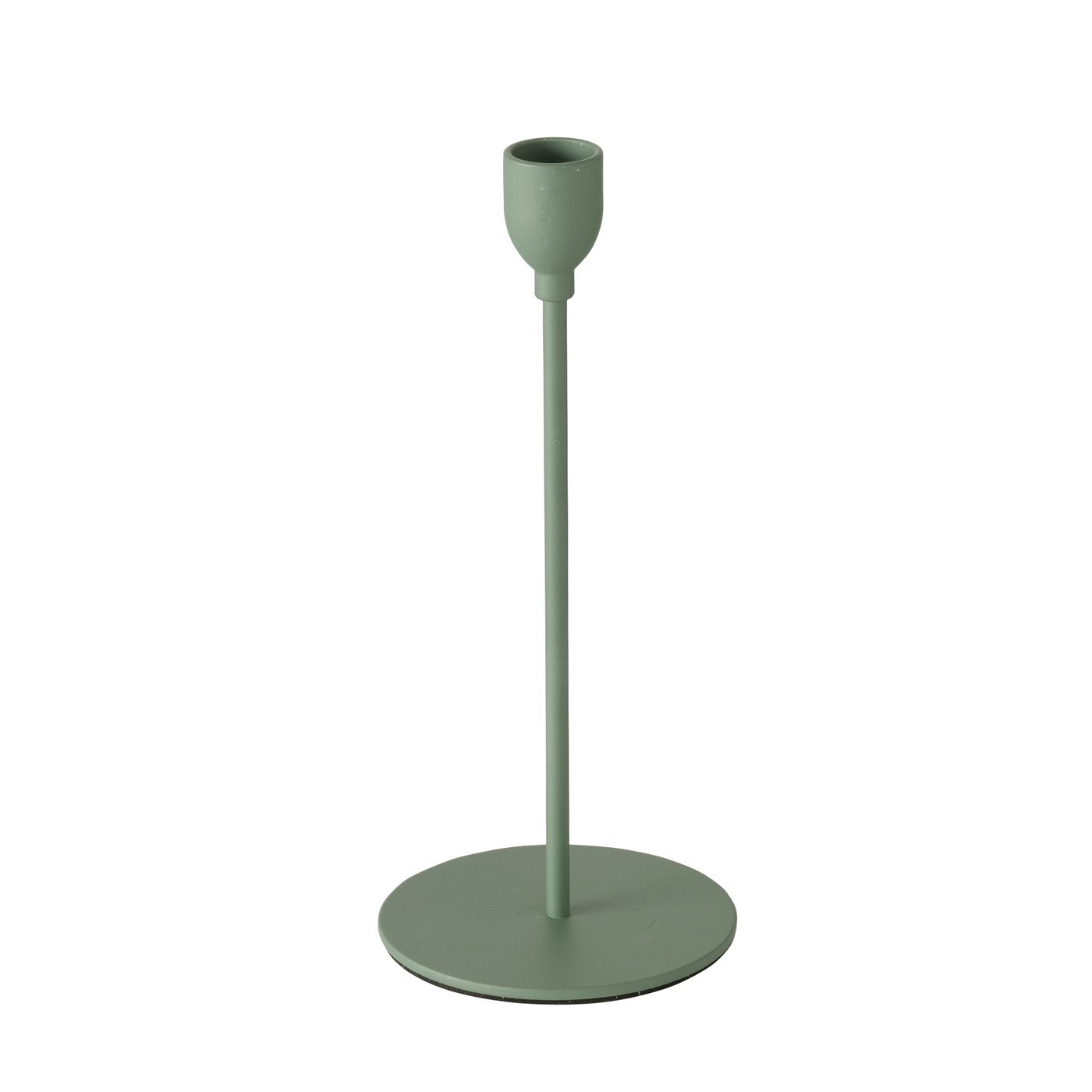 Candlestick set Malte 3-piece iron dark brown matt