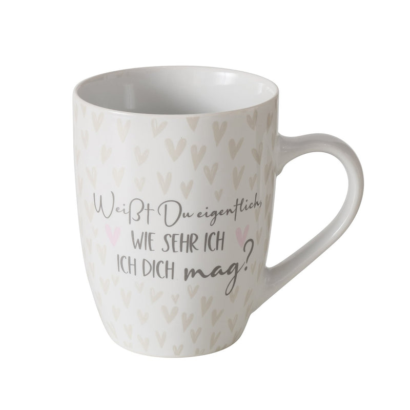 Ceramic Mug Set Lovely – Set of 2 with loving sayings