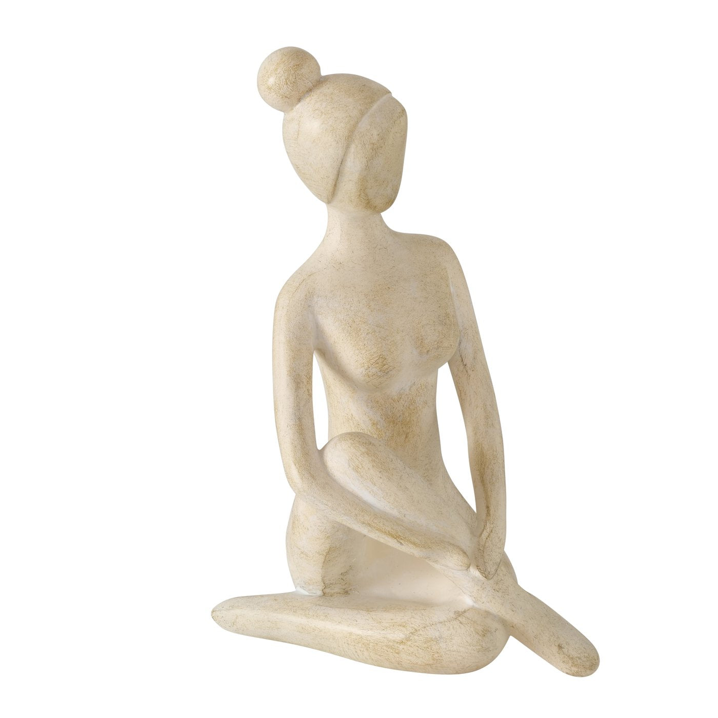 3er Set Yoga Damen Figuren Tranquilla in Shabby Look 30 cm