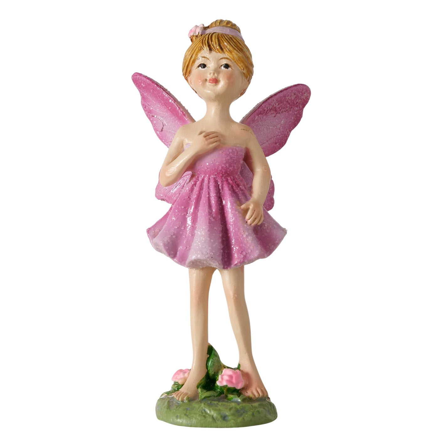 Elfenfiguren Set Francesca 2er Handbemalt Pink Lila Mini Deko