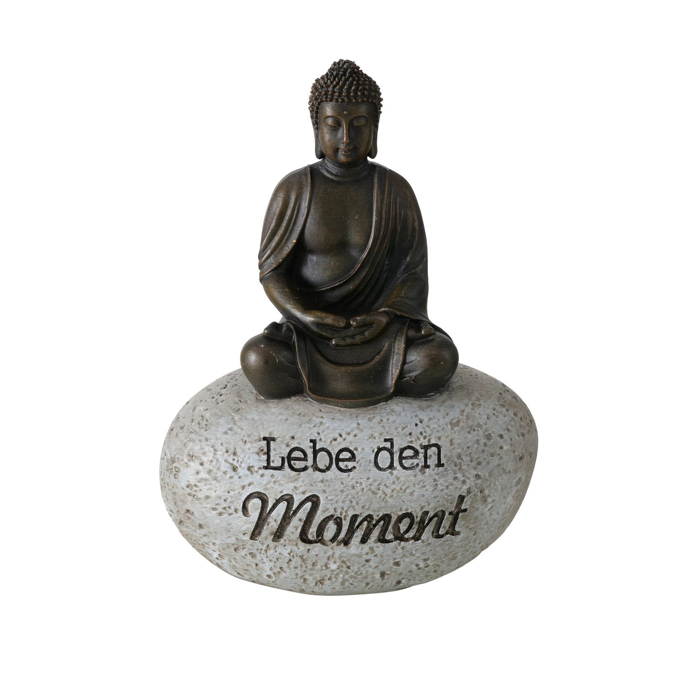Decoratieve displayset Zen Boeddha met wijsheid - set van 2, 15 cm