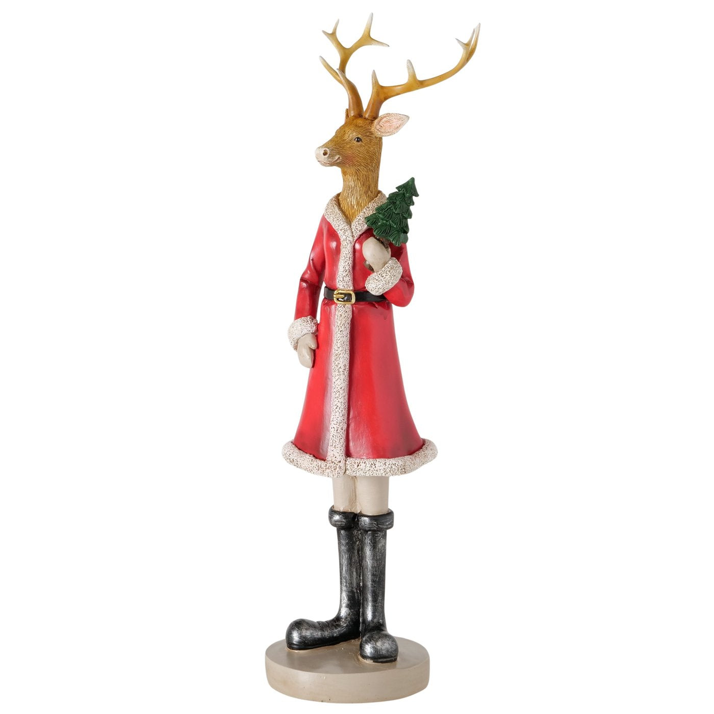 Weihnachtsfiguren Hirsch Noelio 2er Set 43,5 cm