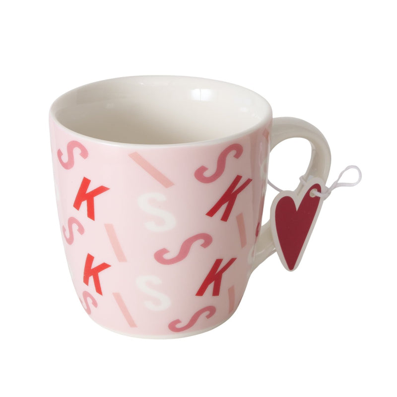 Romantic Mug Set Love &amp; Kiss 250ml Ceramic 2-Pack