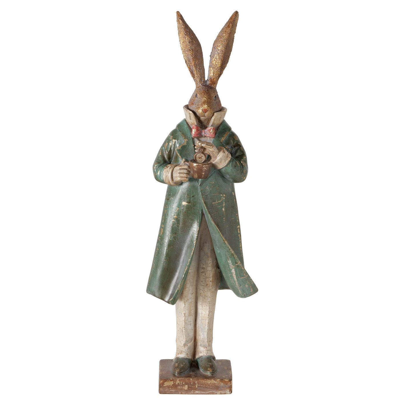 Deko Hasenfigur Cedric Elara nostalgisch 2er Set Höhe 46cm