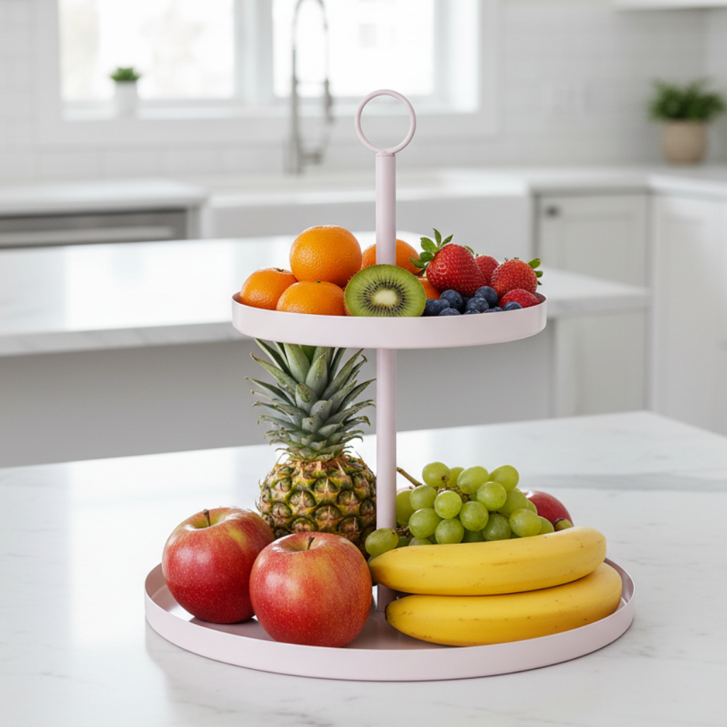 Decorative cake stand Samina in green – elegant accessory for a stylish ambience