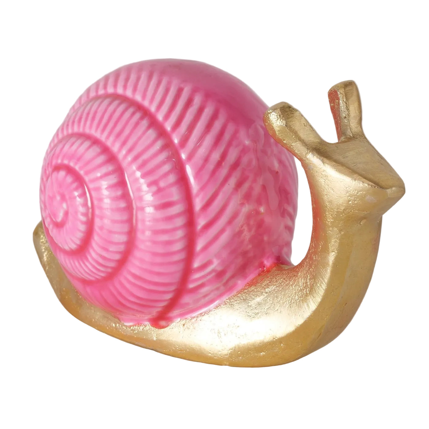 Solara Dekofigur Alu Schnecke Pink Gold
