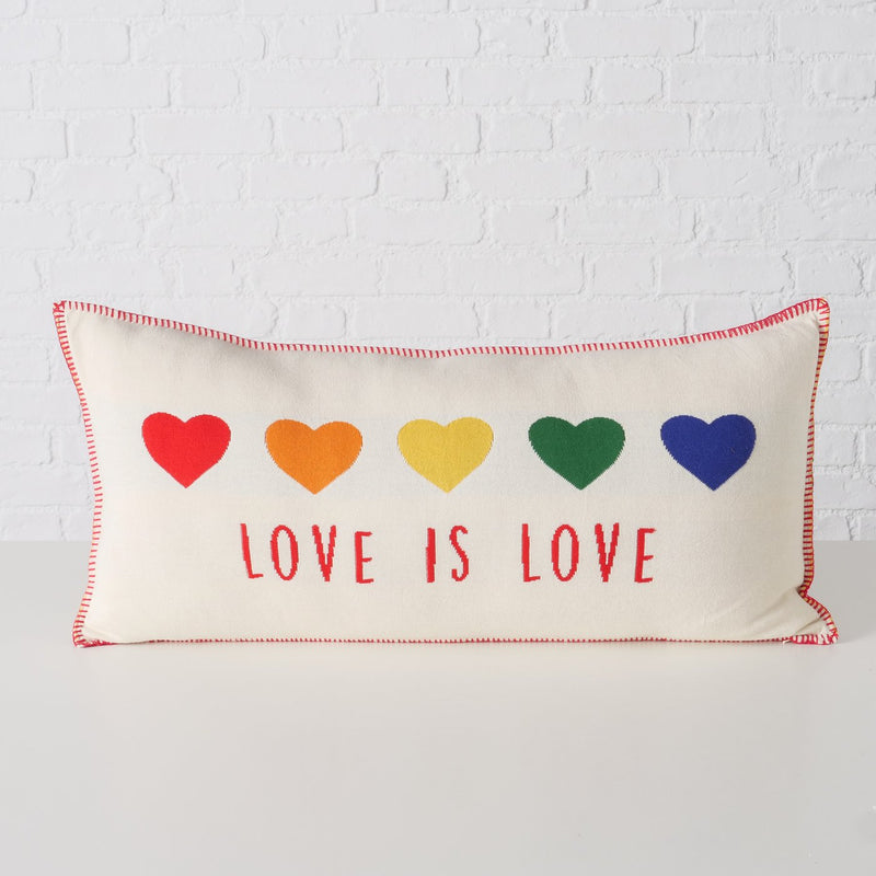 Regenbogen Herzkissen "Colove" – Ein Statement für Liebe und Vielfalt in Ihren Wohnräumen