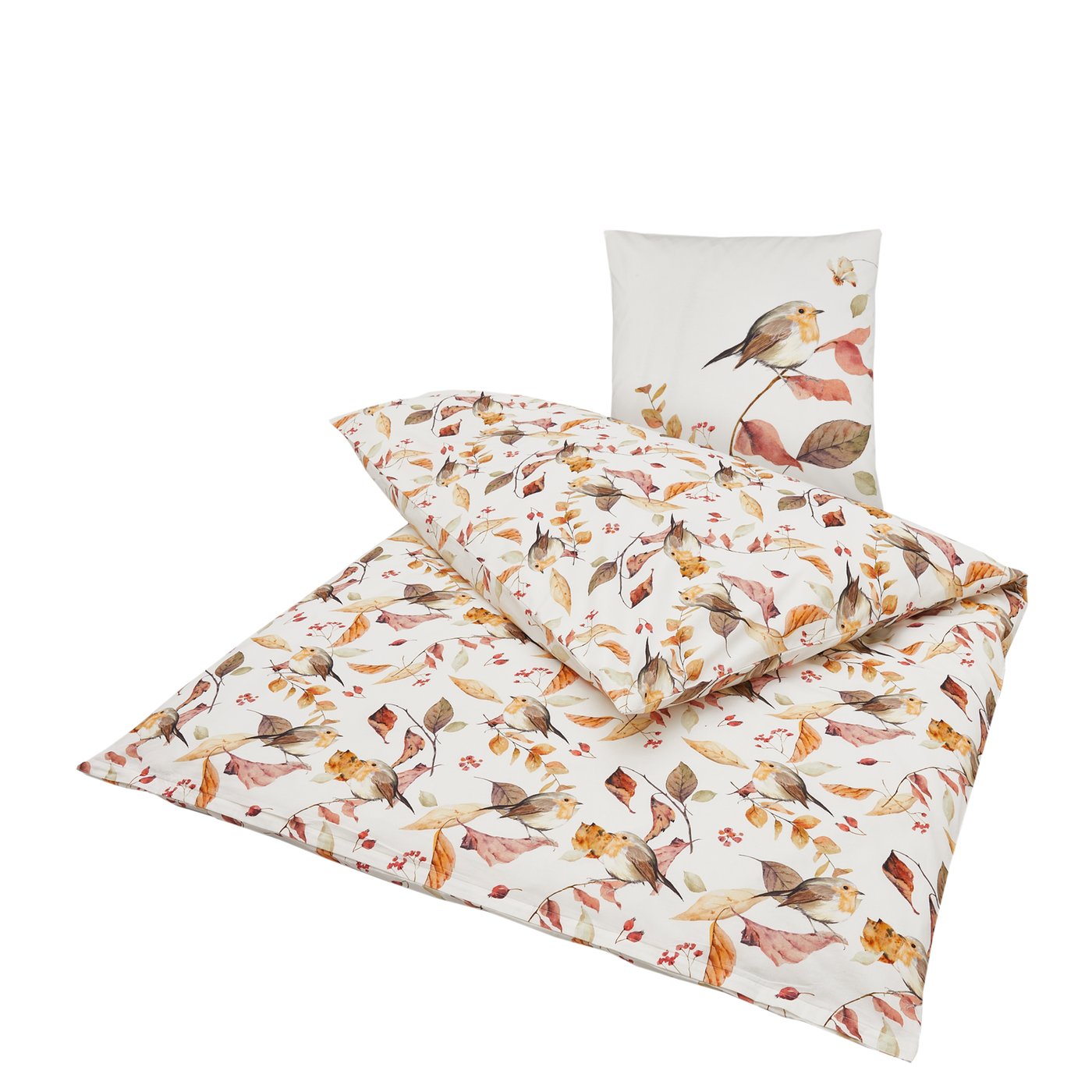 Bettwaesche Aviora Vogelgarten 135x200 cm 2tlg.