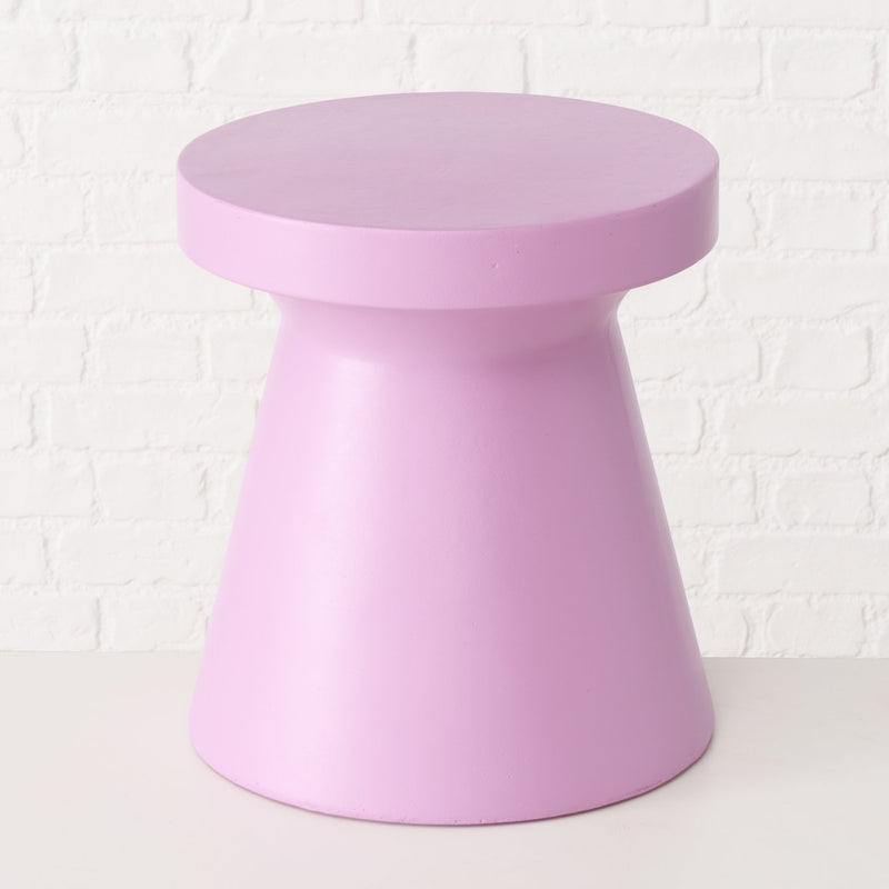 Bijzettafel Lila Charm in mat roze 35x39,5 cm