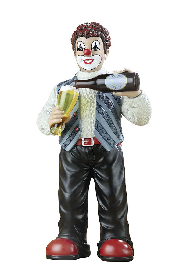 Clownfigur Wohl bekomms aus Kunstharz - Humorvolle Dekoration