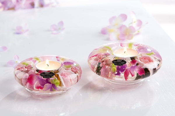 Pink Love Dreamlight mini UFO theelichtkandelaars in een set van 6
