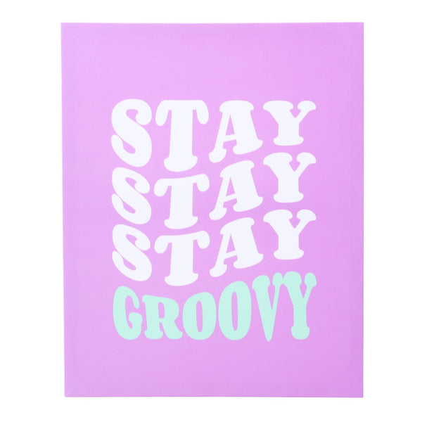 Kleurrijke kunstprint 'Groove' - inspirerende muurfoto