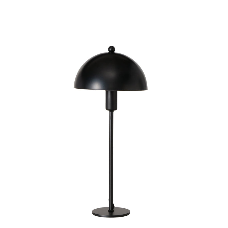 LED Petunia table lamp in black or high-gloss orange – elegant metal lamp