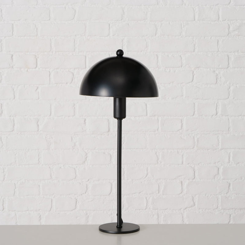 LED Petunia table lamp in black or high-gloss orange – elegant metal lamp