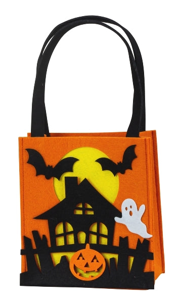 Halloween vilten tassen | Spookachtige Halloween-motieven | Ideaal voor snoepjes en decoratie