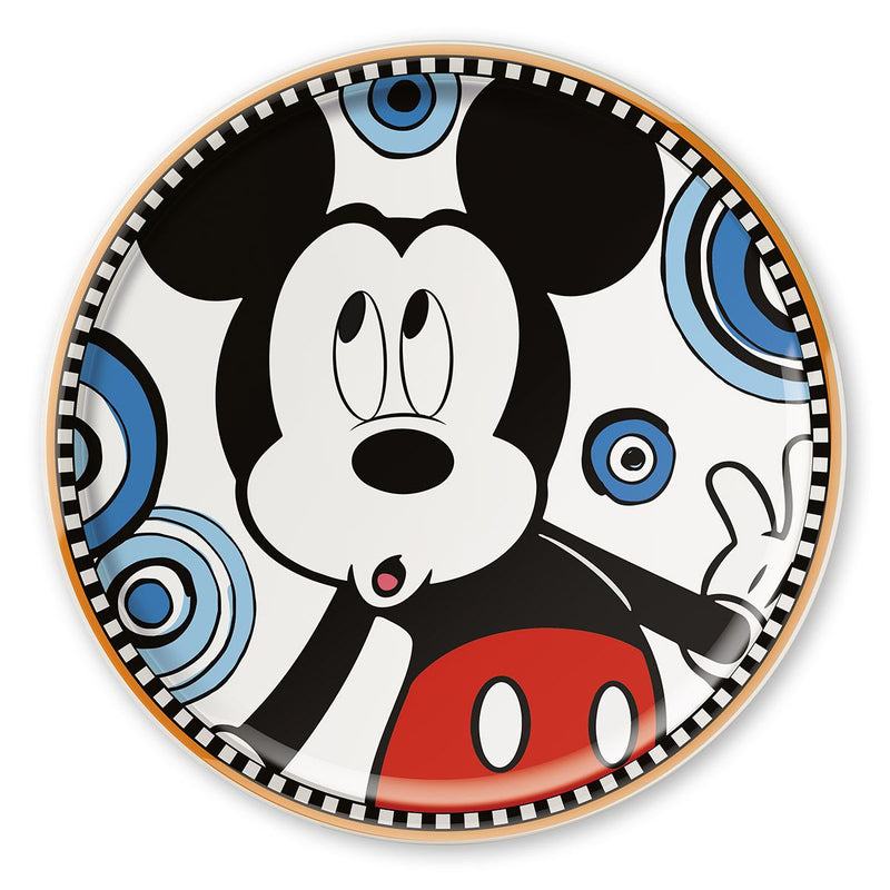 Set of 3 Disney pizza plates Daisy, Donald, Minnie, Mickey - porcelain, 31 cm 