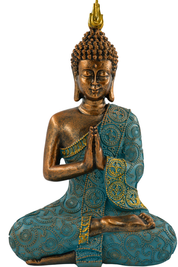 Dhyana Mudra Shanti Buddha Dekorative Figur, 30 cm