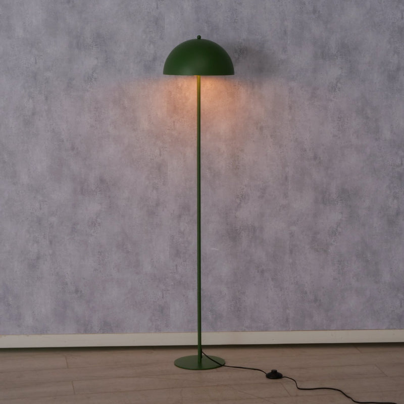 Staande lamp Petunia Metaal Groen Mat Retro Design
