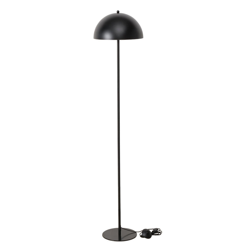 Staande lamp Petunia Metaal Zwart Mat Retro Design