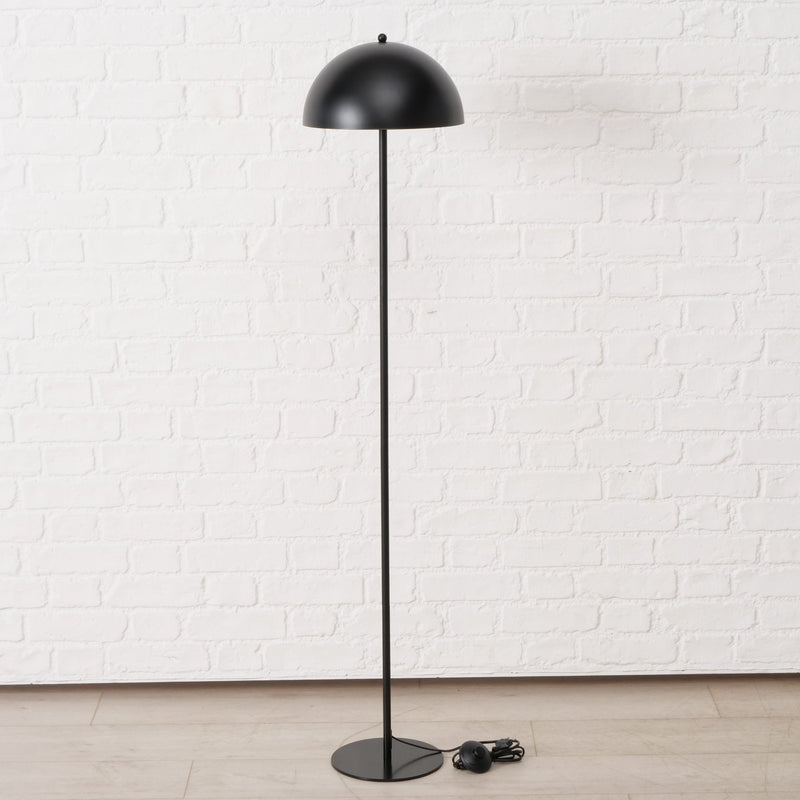 Staande lamp Petunia Metaal Zwart Mat Retro Design