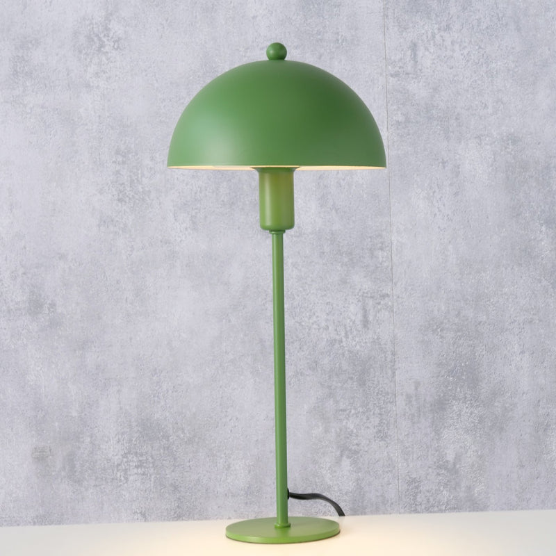 Tischleuchte Petunia Metall Grün Matt Retro Design