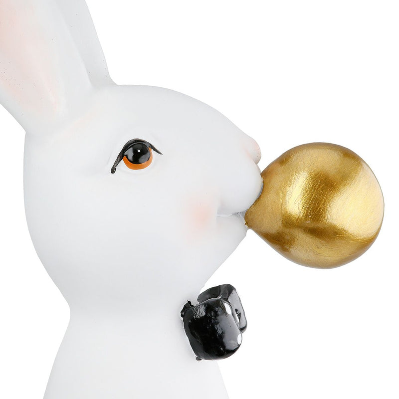 Decorative figure Rabbit Magnus – Stylish rabbit figure with chewing gum motif
