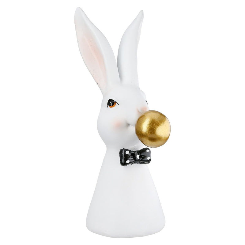 Decorative figure Rabbit Magnus – Stylish rabbit figure with chewing gum motif