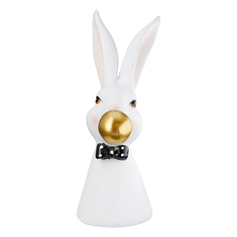 Decorative figure Rabbit Magnus – Stylish rabbit figure with chewing gum motif