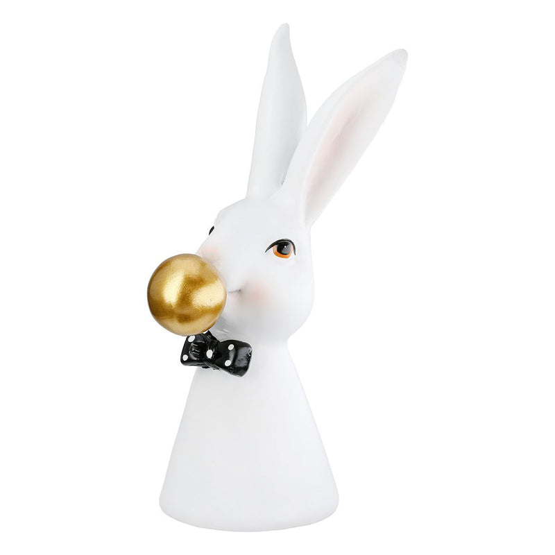 Decorative figure Rabbit Magnus – Stylish rabbit figure with chewing gum motif