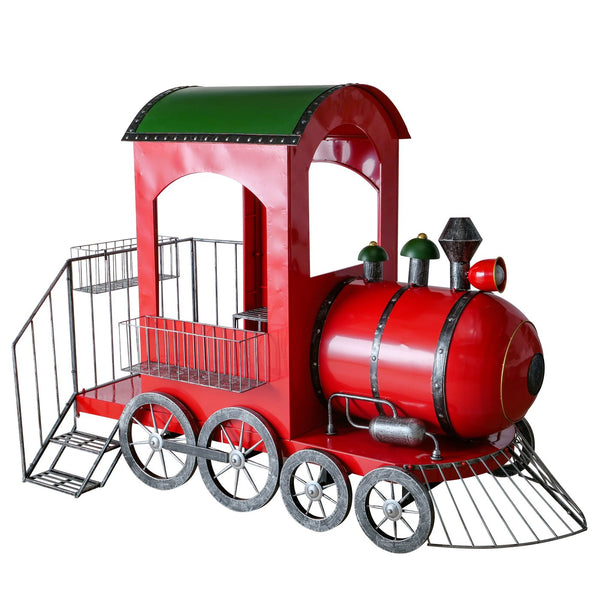 Christmas decoration Santa Express – handmade metal locomotive