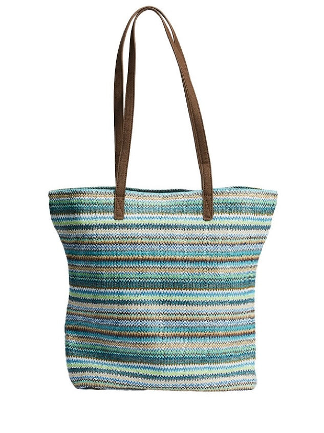 Schultertasche Selma türkis mix