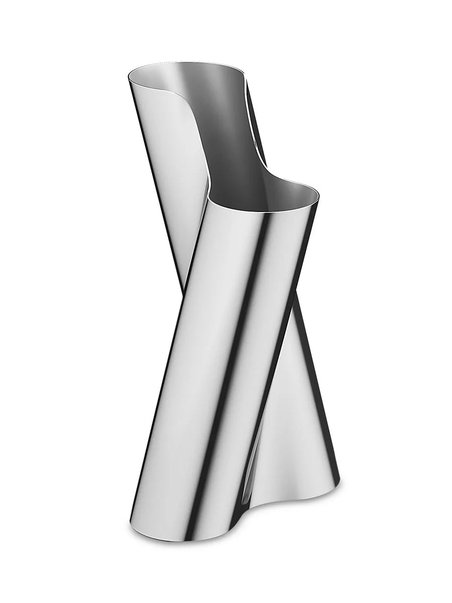 Vase Lituus Edelstahl, in 3 Größen