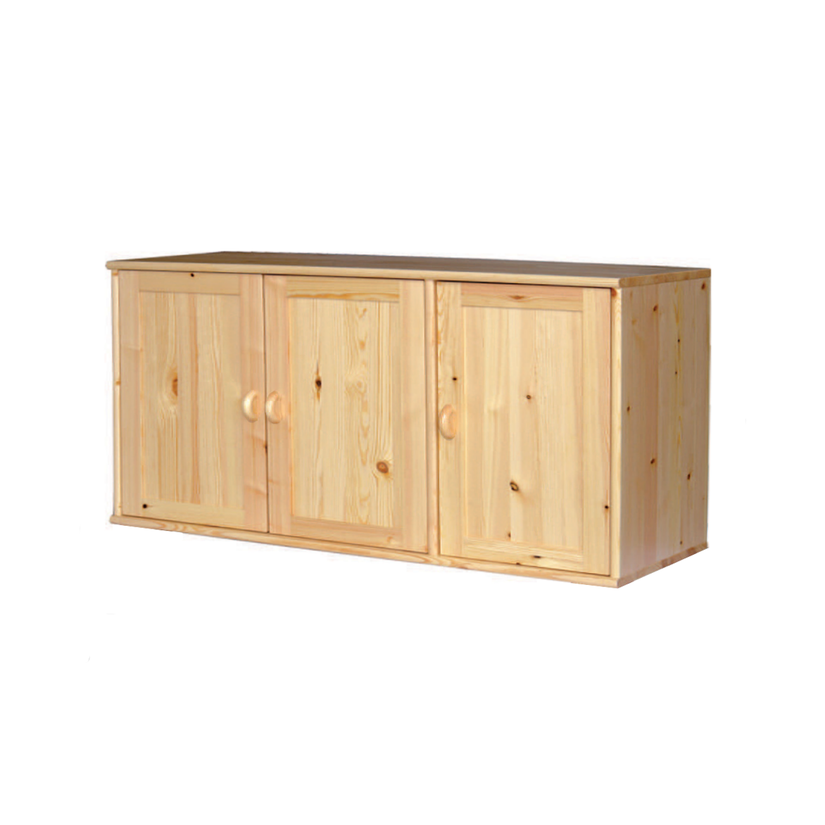 Vanessa Kleiderschrank Aufsatz | 3-Türig | 100% Bio Kiefer Massivholz