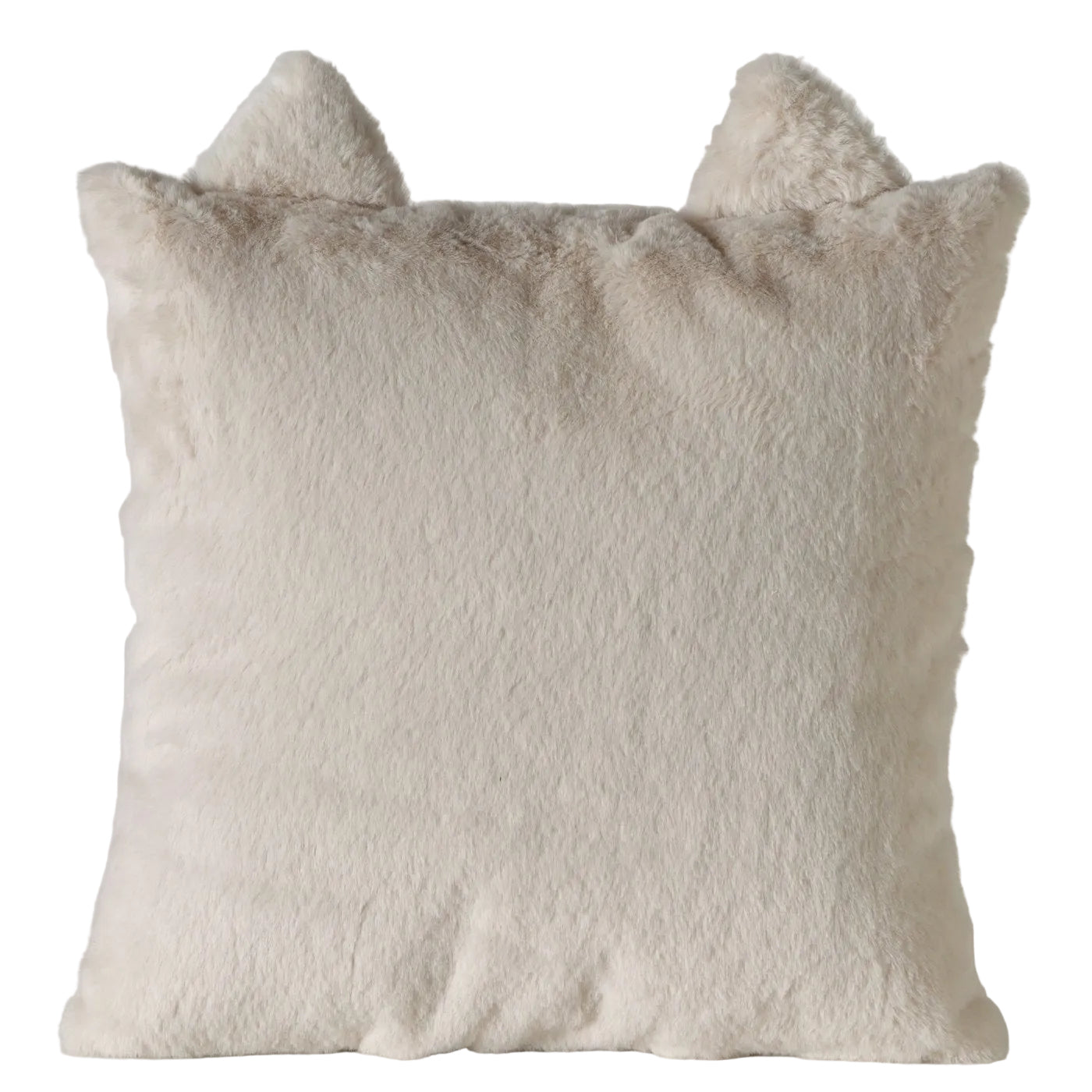 Dekokissen Mizi mit Katzenmotiv beige aus Polyester 40 cm
