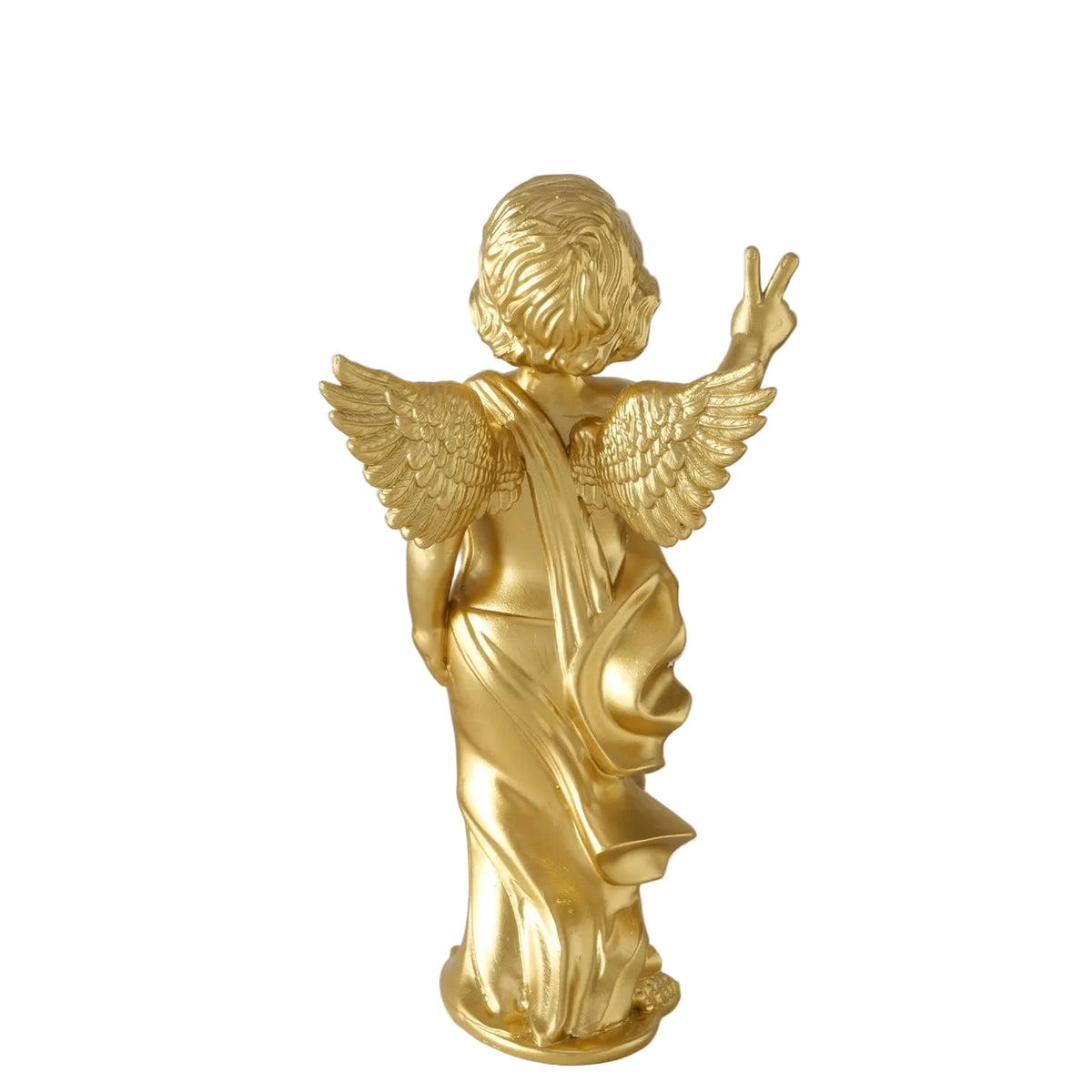 Dekofigur Engel Goldiva Gold mit Sonnenbrille 30 cm