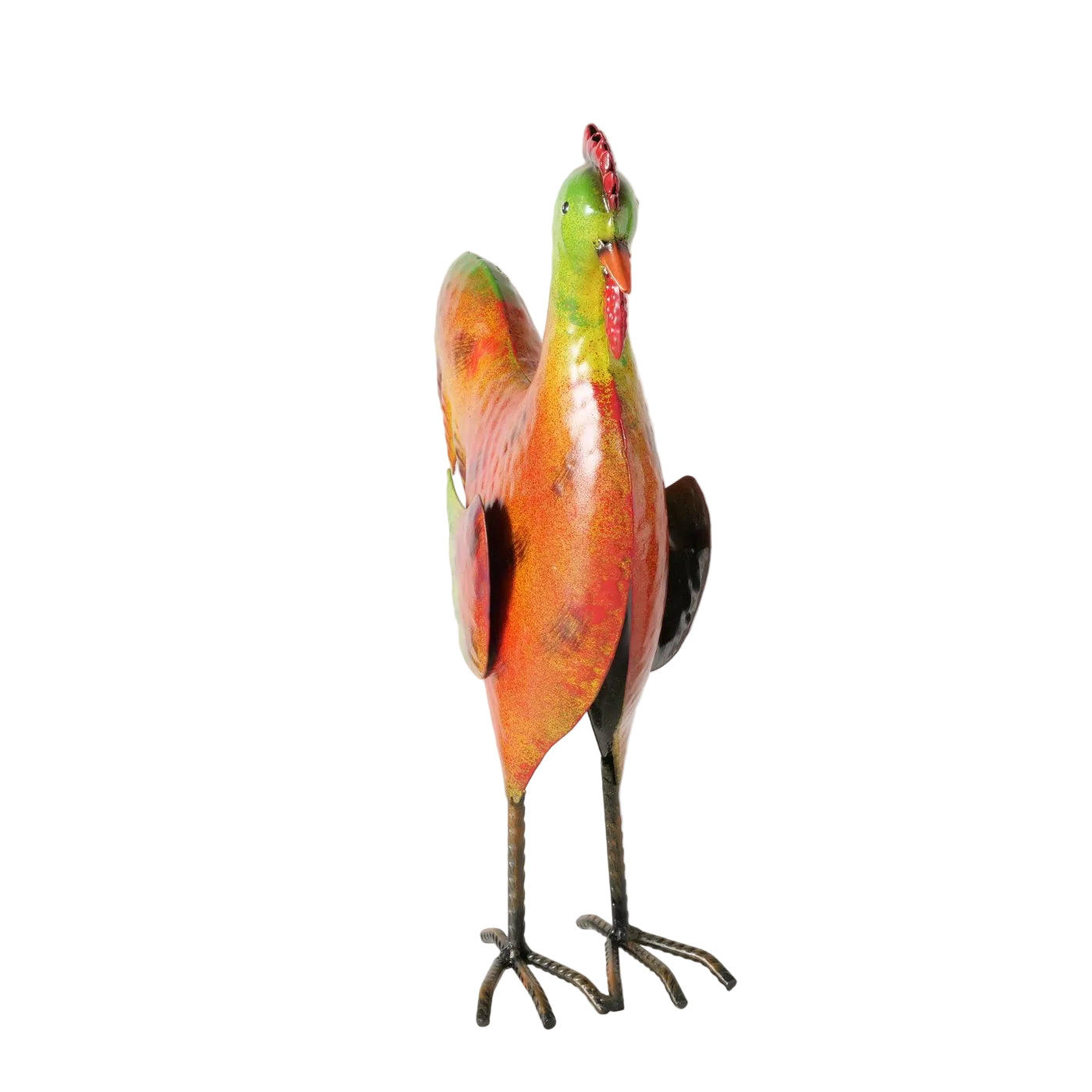 Gartenfigur Huhn Frieda aus Eisen 33 cm