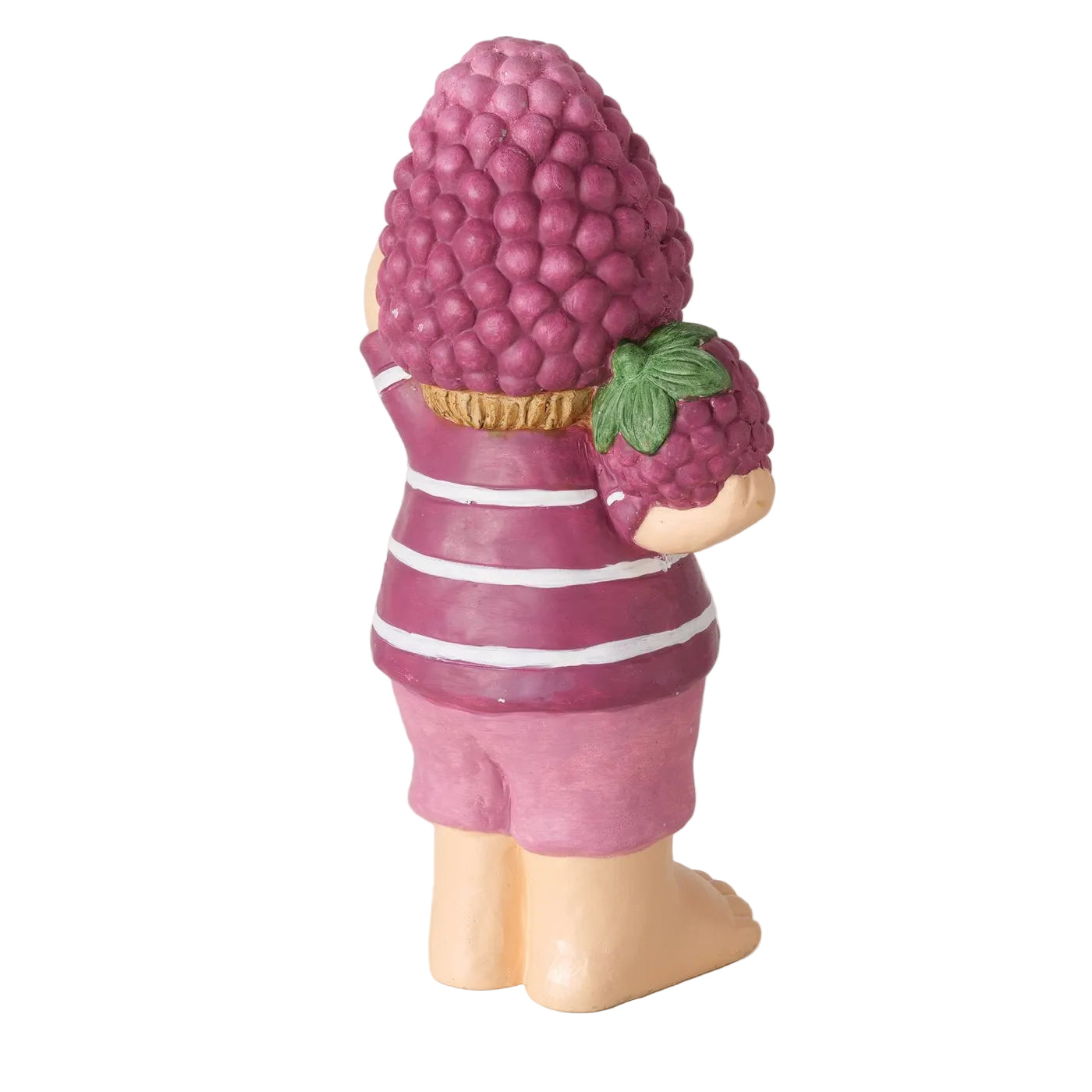 Rubino Beerenjunge Figur lila Gartendeko aus Keramik 42cm