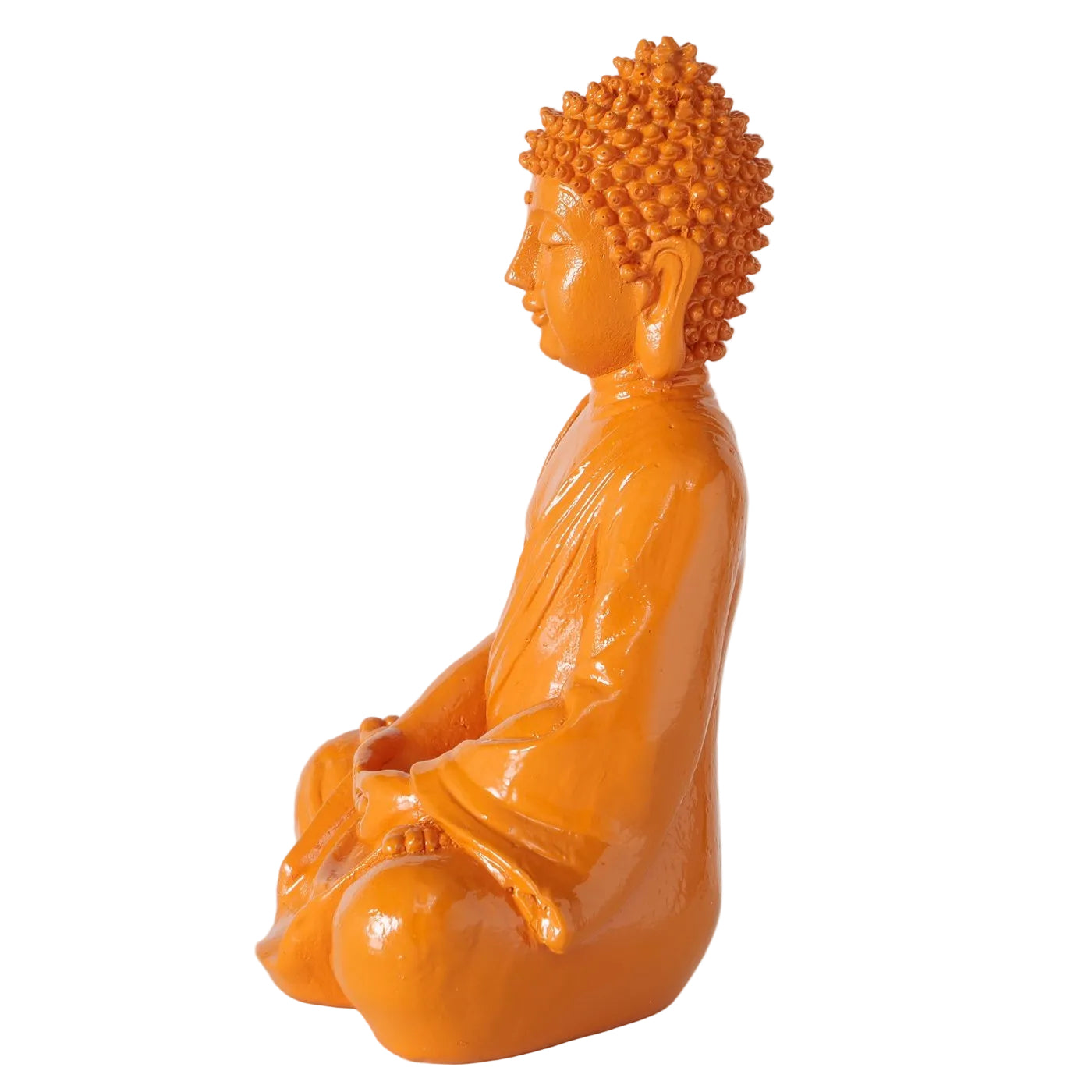Buddha Dekofigur Samira Orange 19 cm