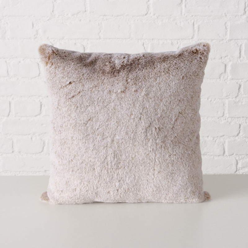 Knuffelbeer sierkussen Leon 35x35 cm