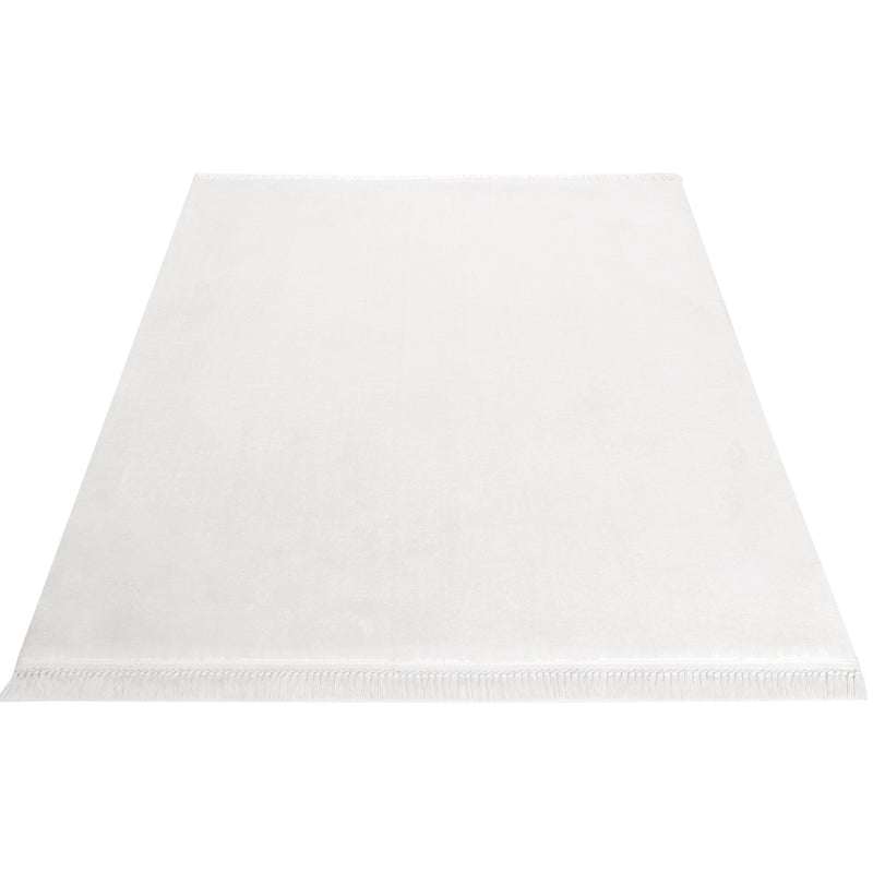 Sehrazat carpet Collection Softy series 1850 white with fringes - a touch of luxury and comfort for your home