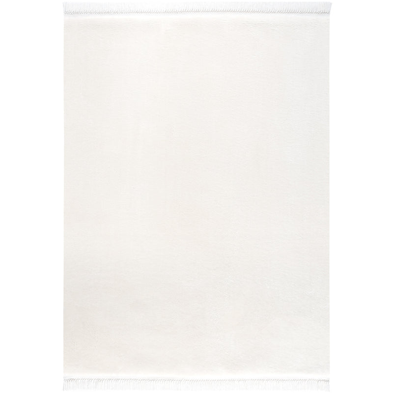 Sehrazat carpet Collection Softy series 1850 white with fringes - a touch of luxury and comfort for your home