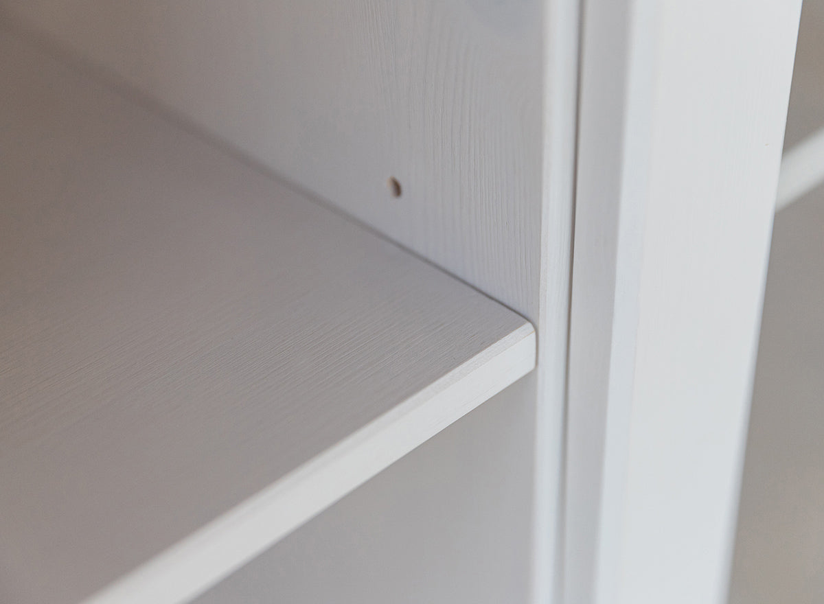 Milano Elite Massivholz Kiefer Schubladen Kommode 2.2 | Farbe Weiß/Kiefer