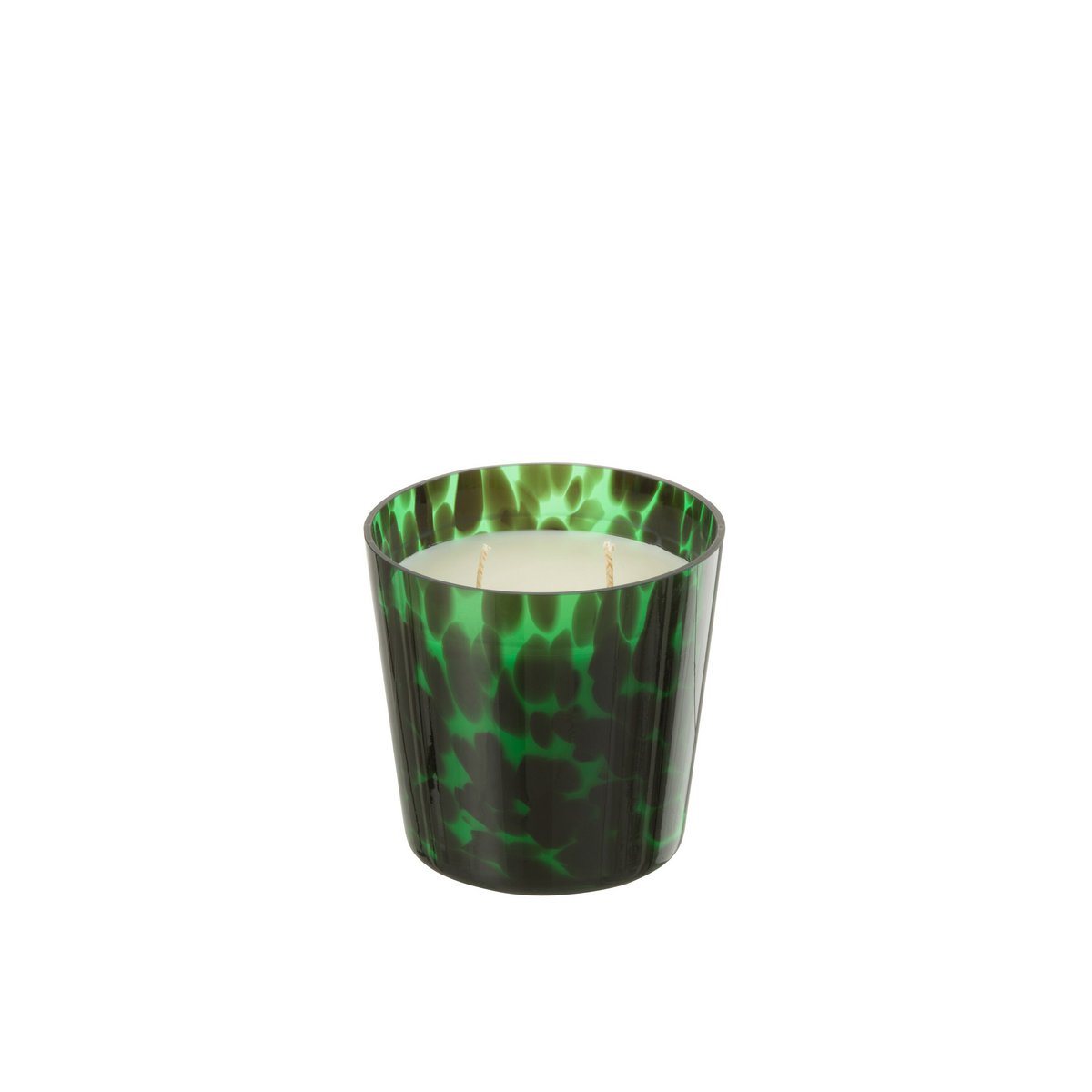 J-Line Duftkerzen Noa – Sandelholz – Glas – Grün – klein – 50U