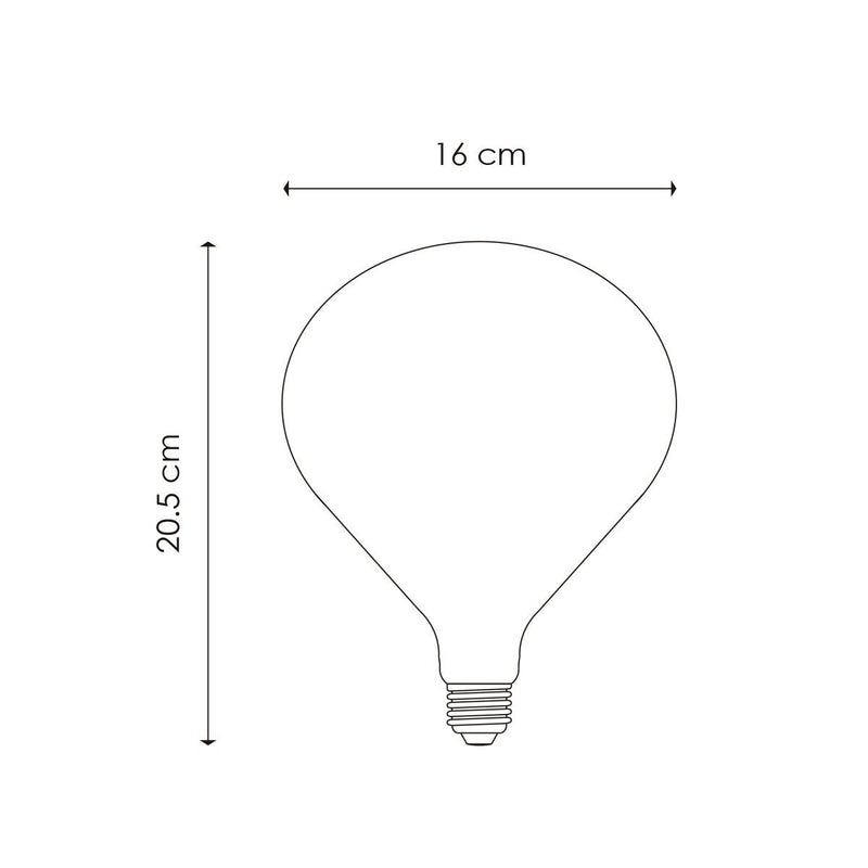 Home Sweet Home dimmable LED globe Milky E27 6W 510Lm 2700K Gold